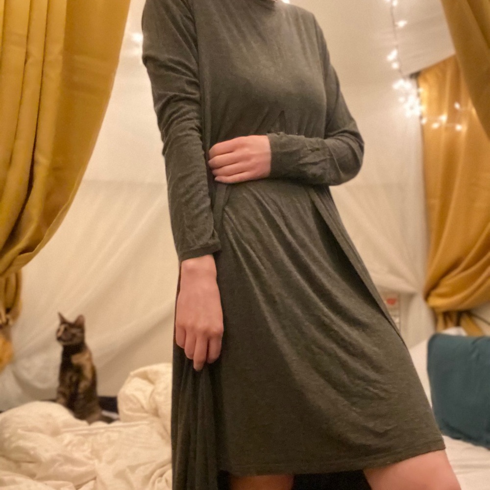 ARIANNE Double Layer Jersey Knit Dress